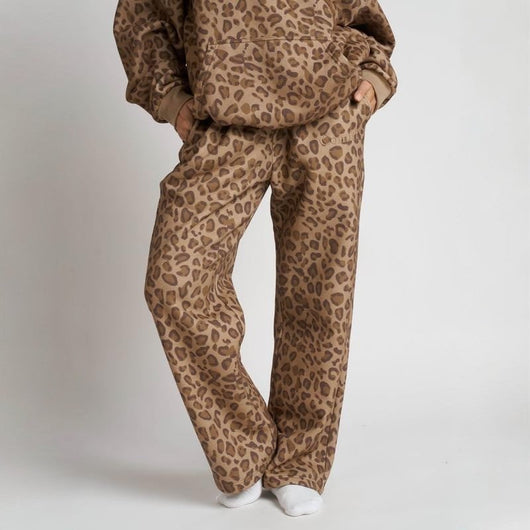Cozy Leopard Sweats