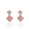 Double Diamond Bloom Earrings