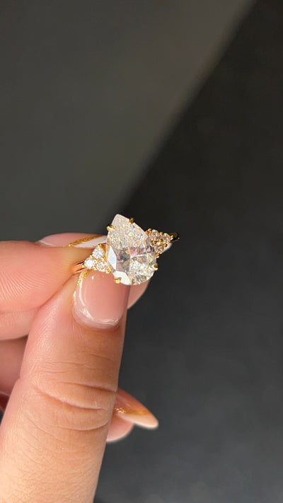 Gold Serenity Ring | 925 Sterling Silver