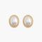 Radiance Oval Pearl Studs