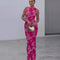 Alora Elegant Floral Gown