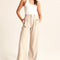 Lucia Beige Tailored Pants
