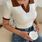 Francesca Notched Polo